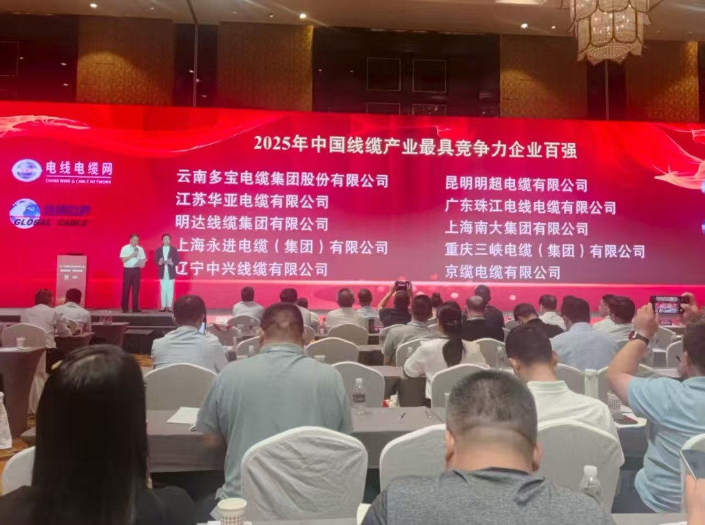 卡卡湾厅获评“2025年度中国线缆工业最具竞争力企业100强”_卡卡湾厅动态_卡卡湾厅官网